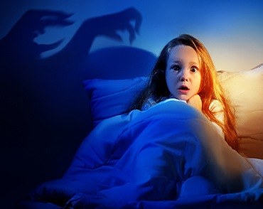 young girl having night terrors