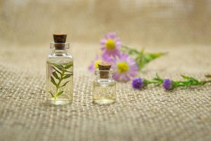 Essential oils on cloth